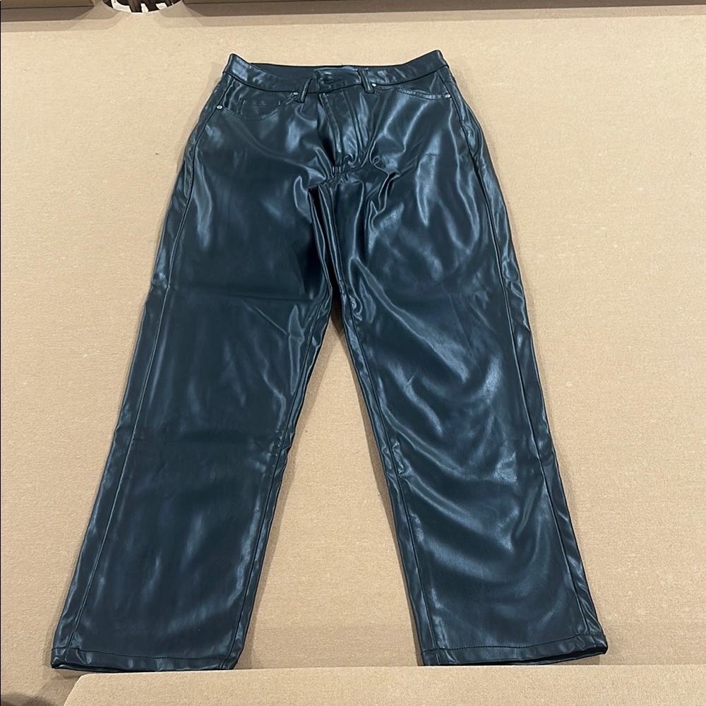 Men's Black Leather Pants